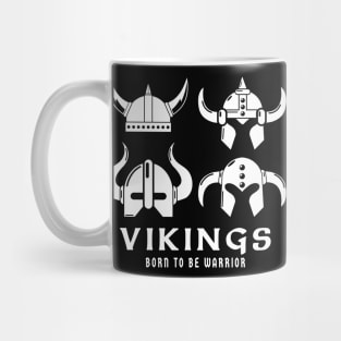 Vikings Valhalla Born to be Warrior Mug